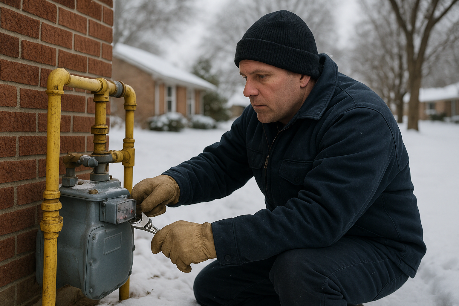Winter Gas Line Checks for Plano Homes