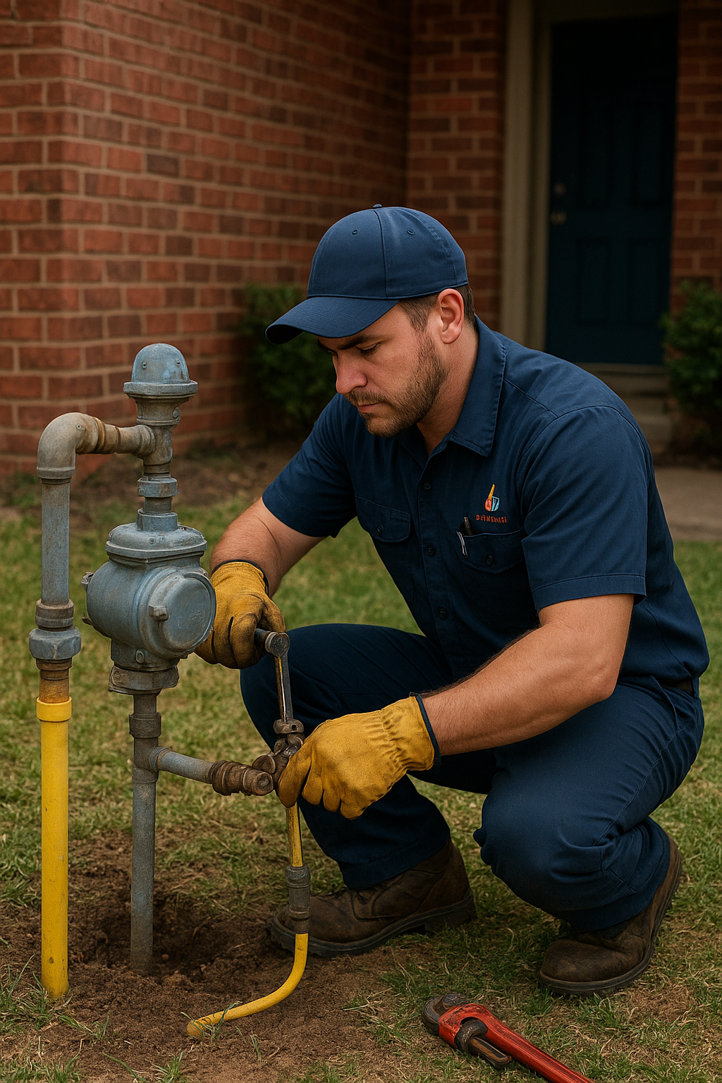 Gas Line Repair in River Bend, TX 75023